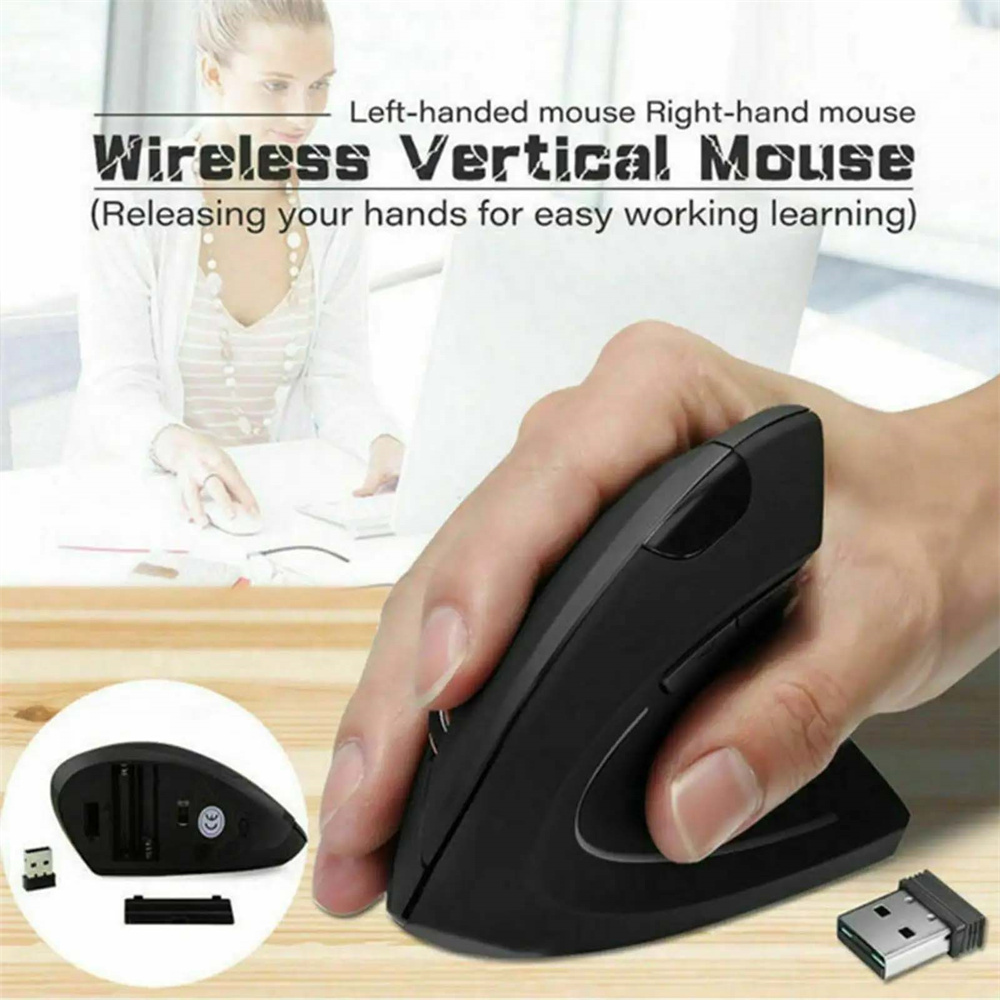 Ergonomic Mouse Vertical - Вертикальная мышь, эргономичная беспроводная оптическая мышь
