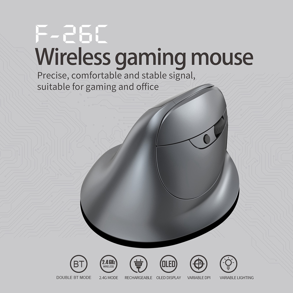 Ergonomic Mouse Vertical - AB53 Bluetooth Вертикальная беспроводная мышь с