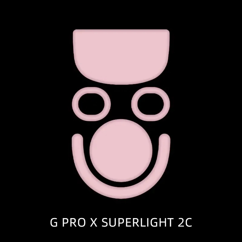 Logitech Mouse G Pro X Superlight - Накладки на ножки мыши ICE/Yanzi Pink