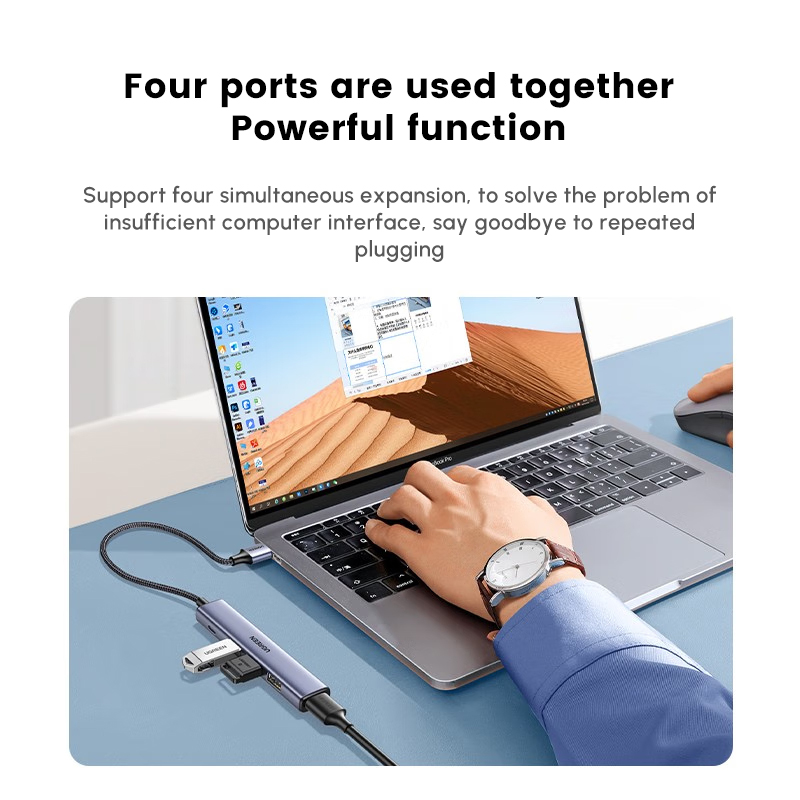 UGREEN USB-концентратор с 4 по – обзор и цена Multi Port Usb Hub