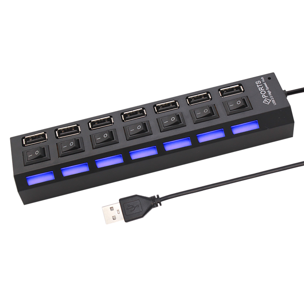 7-портовый USB 2.0-хаб-разветв – обзор и цена Multi Port Usb Hub