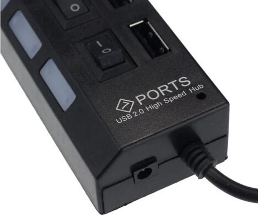 7-портовый USB 2.0-хаб-разветв – обзор и цена Multi Port Usb Hub