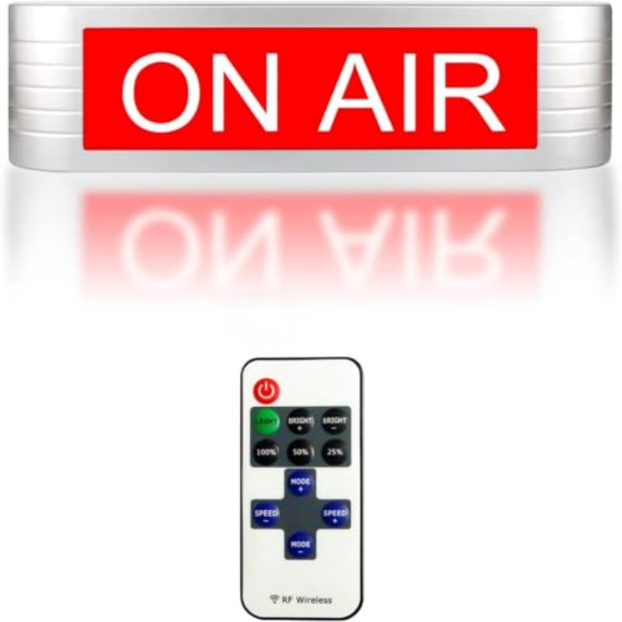 Световая вывеска ON AIR (ВЕДУТ – обзор и цена Office Youtuber
