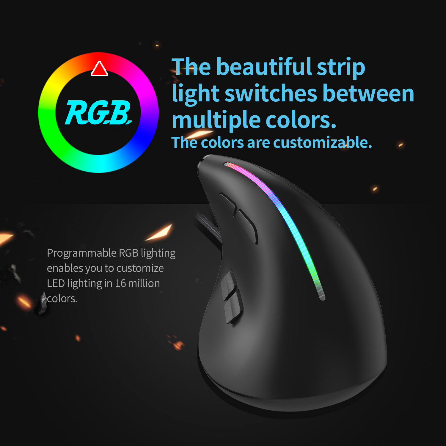 Проводная игровая мышь JOMAA,  – обзор и цена Ergonomic Mouse Vertical