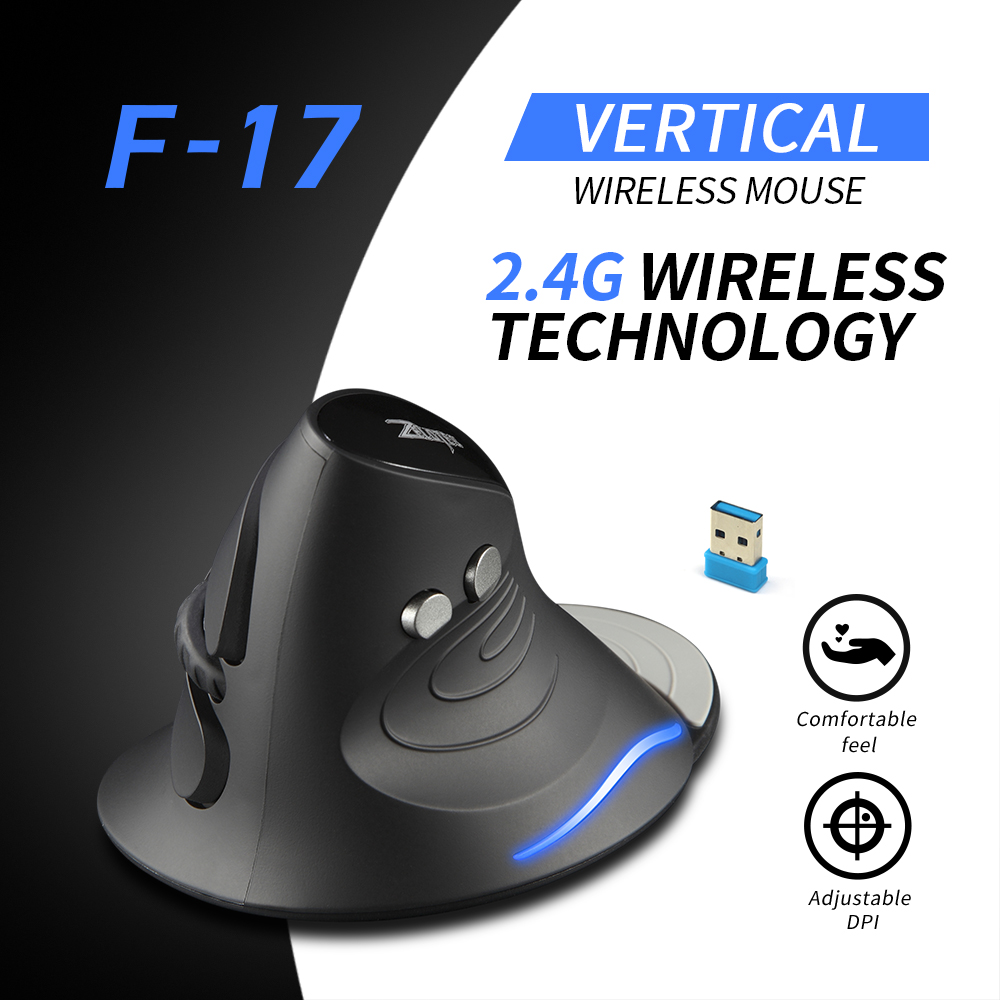 Вертикальная мышь ZELOTES F-17 – обзор и цена Ergonomic Mouse Vertical