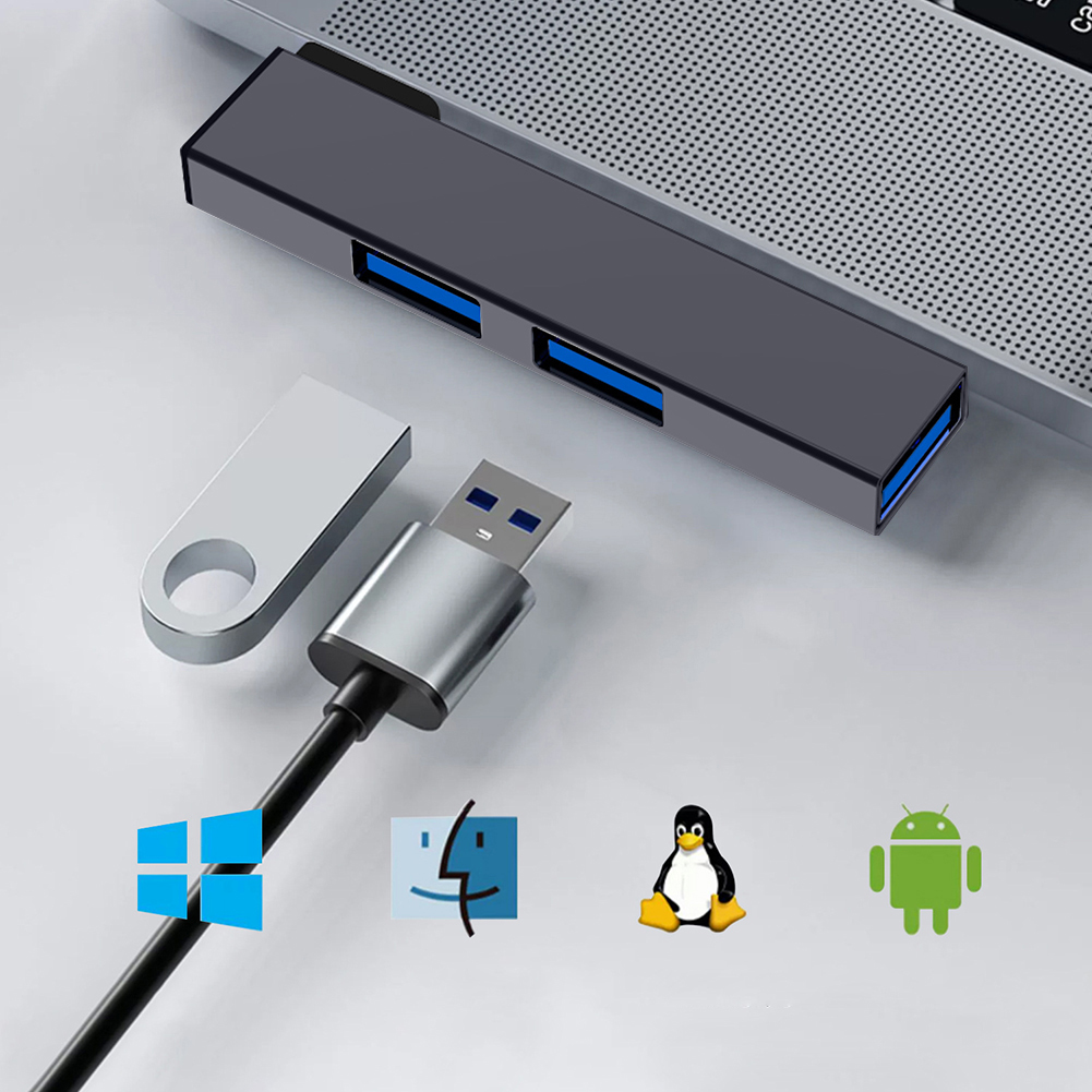 3-в-1 USB-док-станция OTG USB  – обзор и цена Multi Port Usb Hub