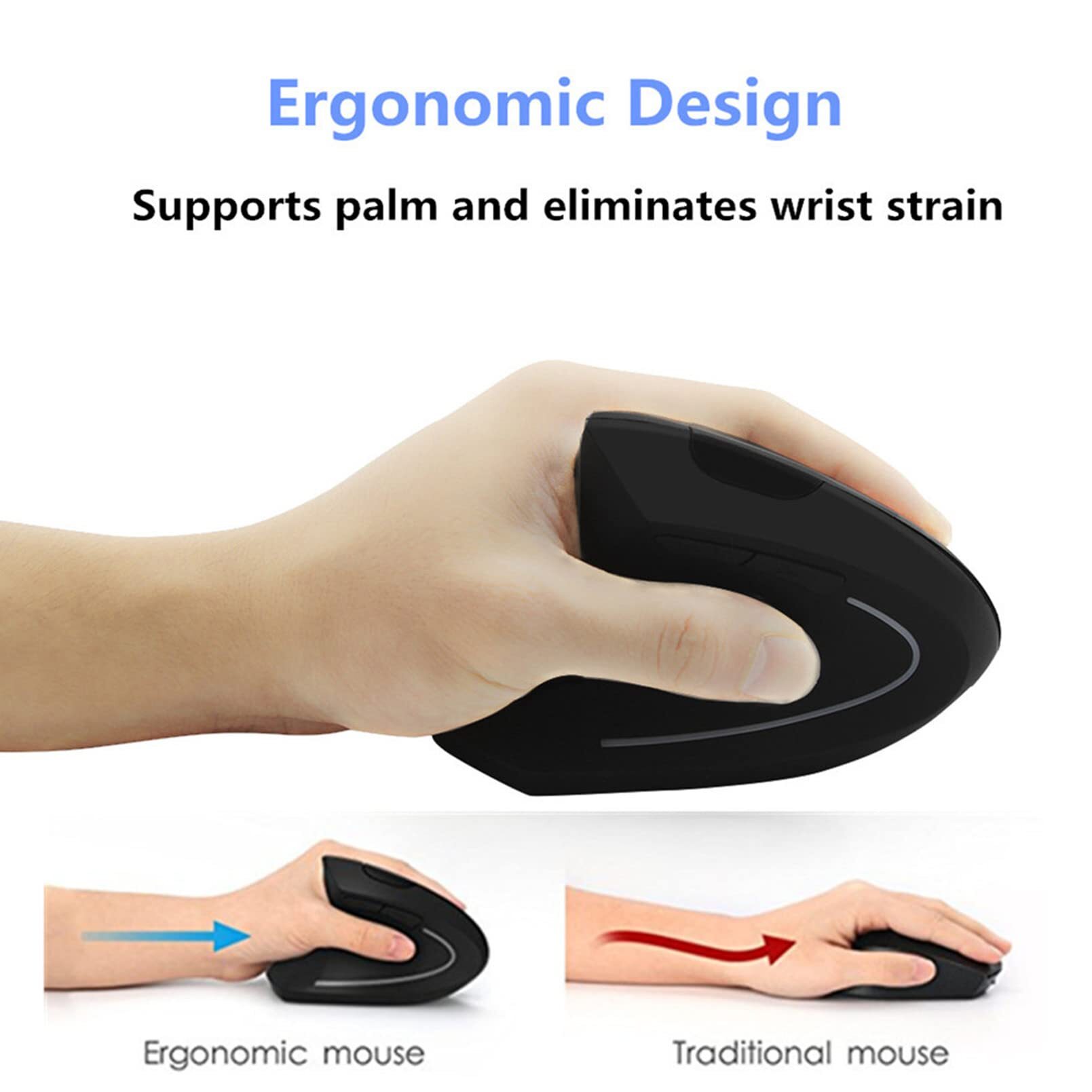 Беспроводная вертикальная мышь – обзор и цена Ergonomic Mouse Vertical