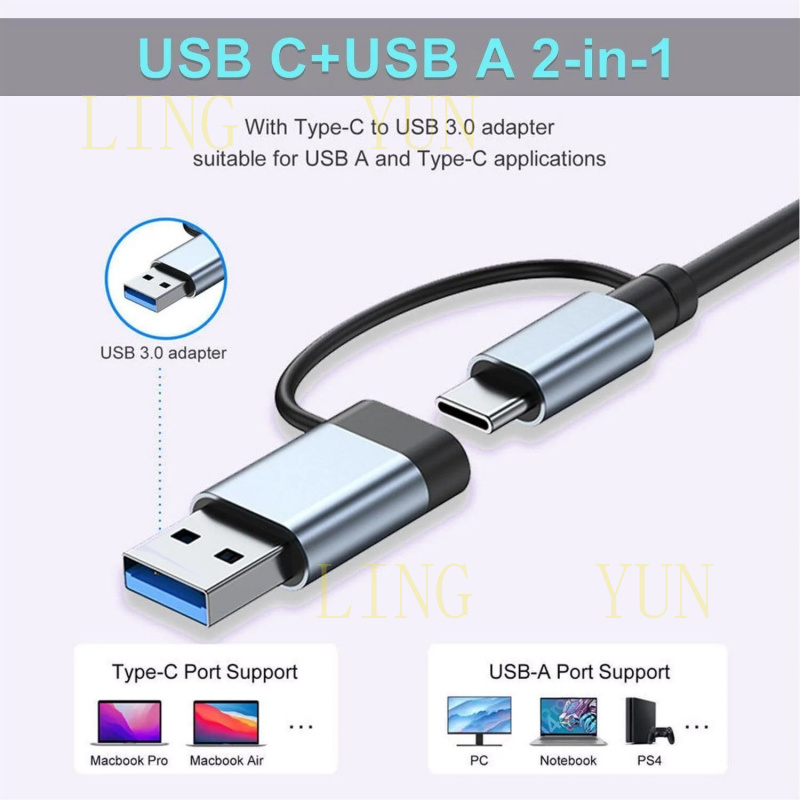 USB-хаб Z-типа Type-C, USB 3.0 – обзор и цена Multi Port Usb Hub